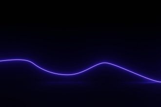 foto neon azul post newsletters LinkedIn