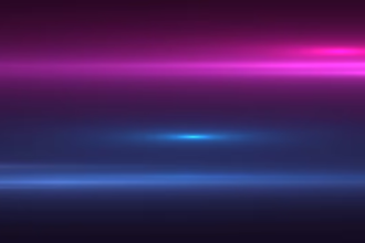 Foto de neones rosa y azul para un artículo para el blog de Diferencia Legal escrito por Paula Armada sobre: "¿Para qué sirve la marca de un despacho de abogados?".